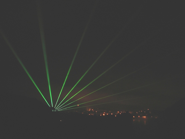 Laser von der Innbrücke B304