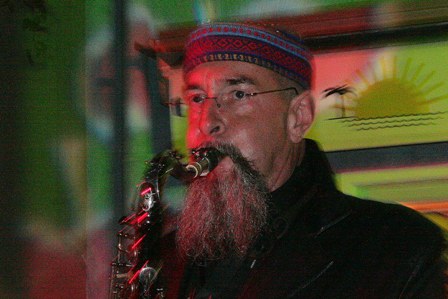Thomas Binegger am Saxophon in der Hofstatt