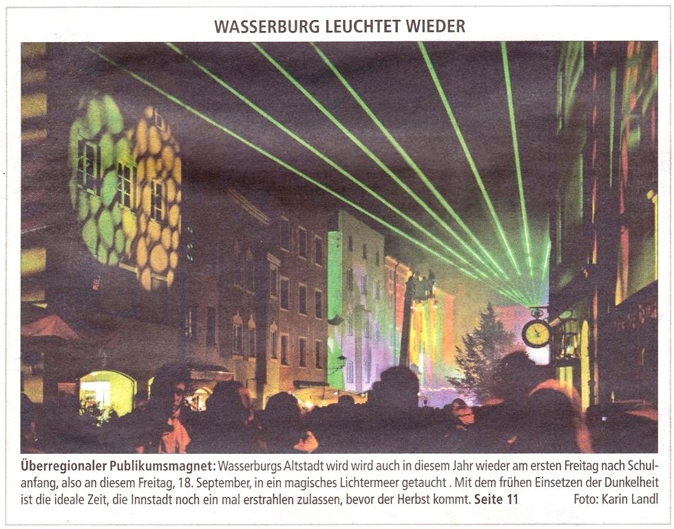 Wasserburg leuchtet wieder