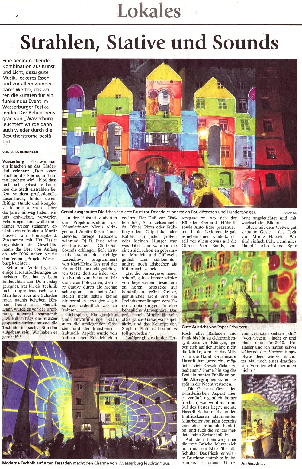 Strahlen, Satative und Sounds