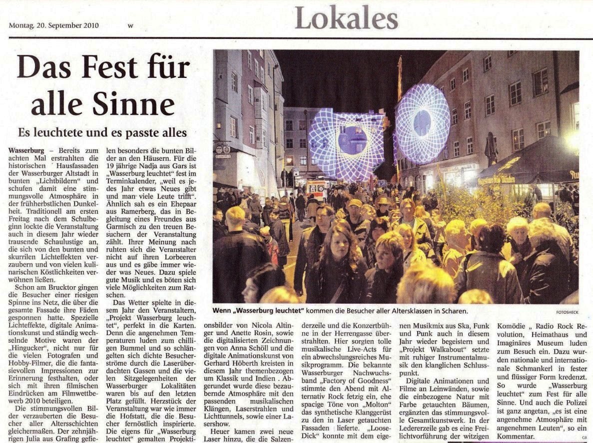 Das Fest für alle Sinne