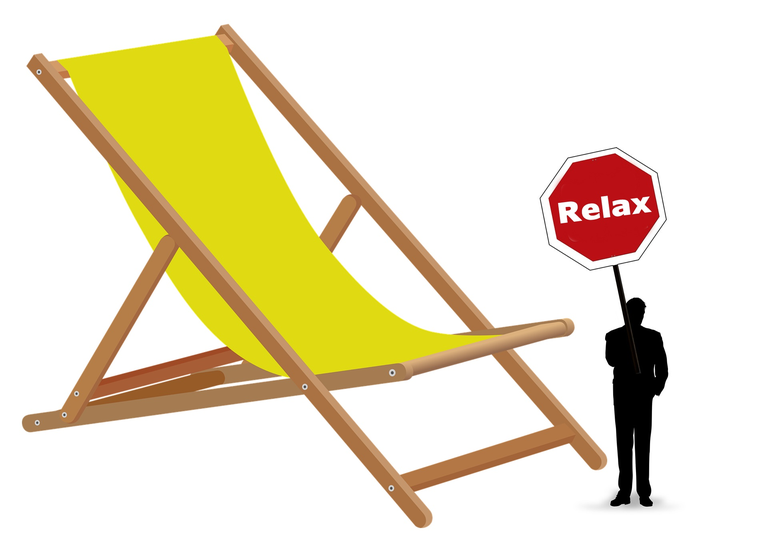 Liegestühle zum Chillen